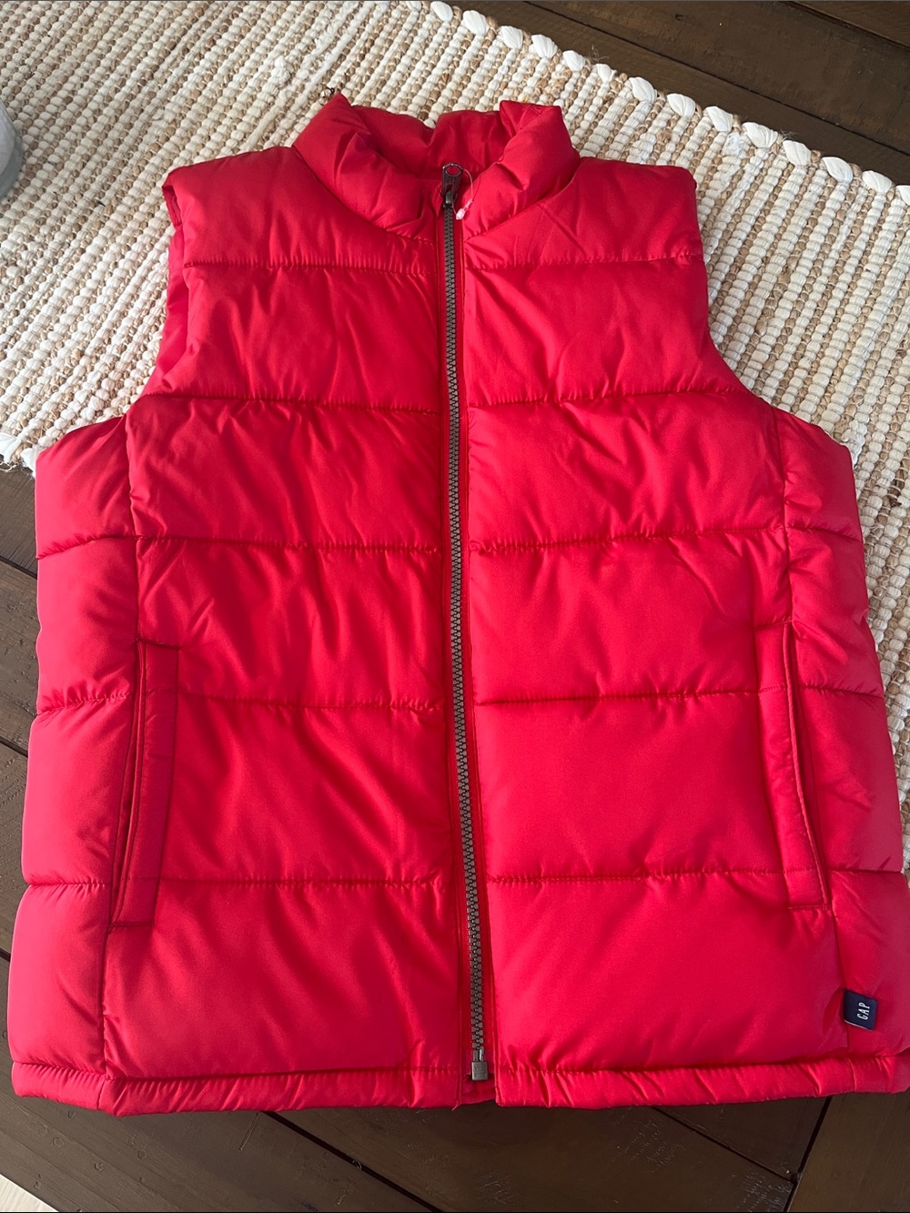 GAP Bright Red Puffer Vest for Kids